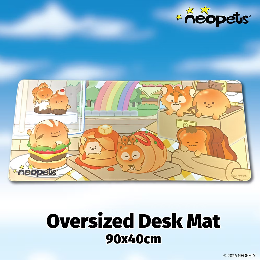 Neopets Bakery Besties Oversized Desk Mat