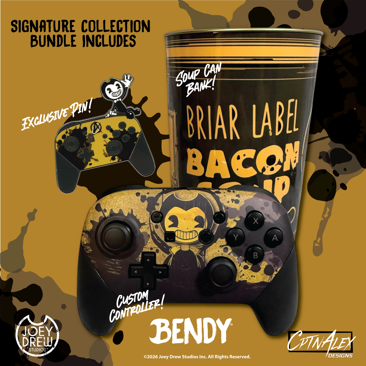 NS - Bendy and the Ink Machine Pro Controller for Switch