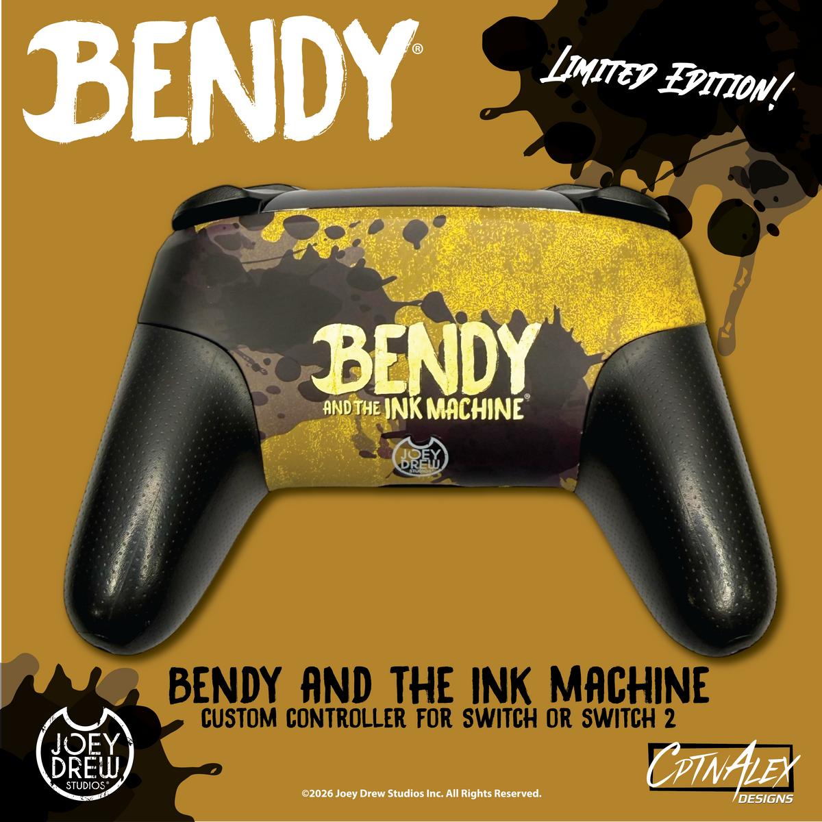 NS - Bendy and the Ink Machine Pro Controller for Switch