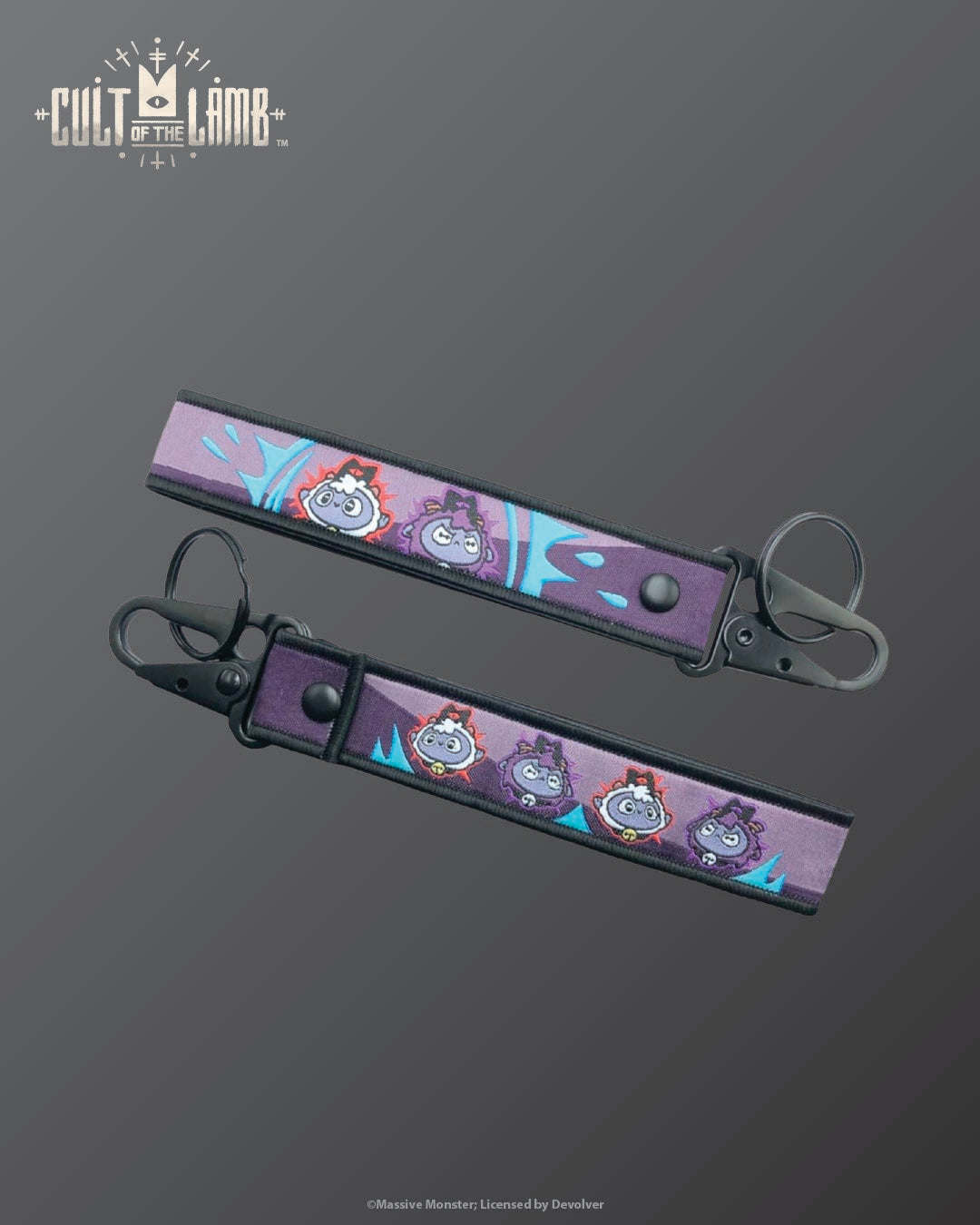 Cult of the Lamb Fearless Leaders Wrist Strap Keychain - Artist Series