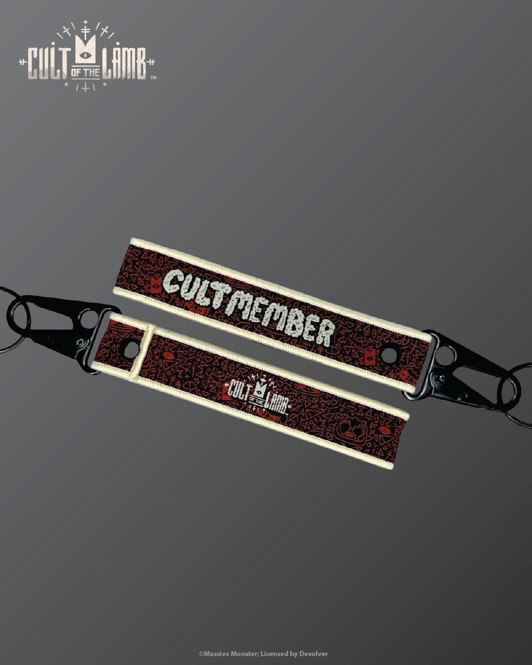 Cult of the Lamb - Cult Member Wrist Strap Keychain