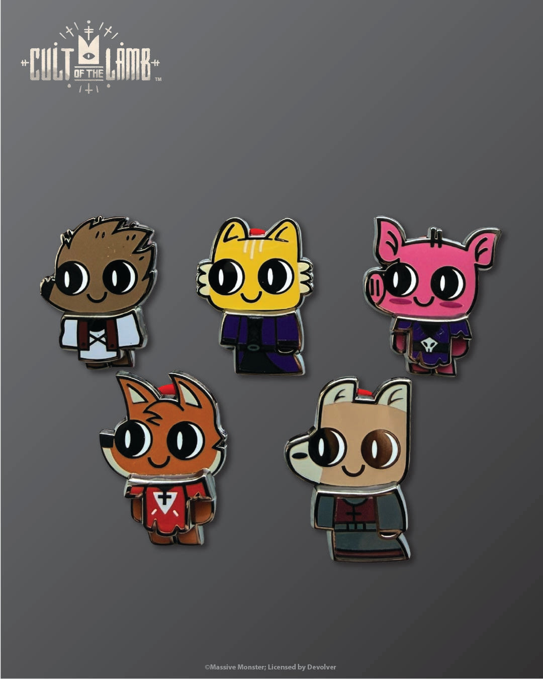 Cult of the Lamb - SERIES ONE - Build-A-Cult Enamel Pin Mystery Bag