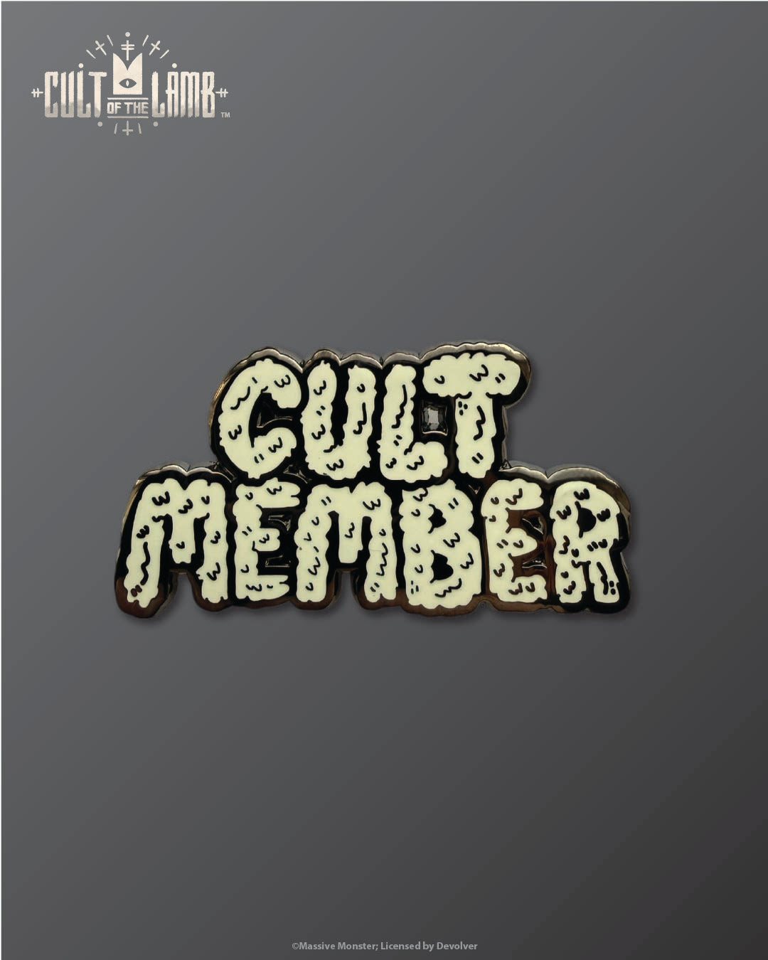 Cult of the Lamb - Cult Member Enamel Pin