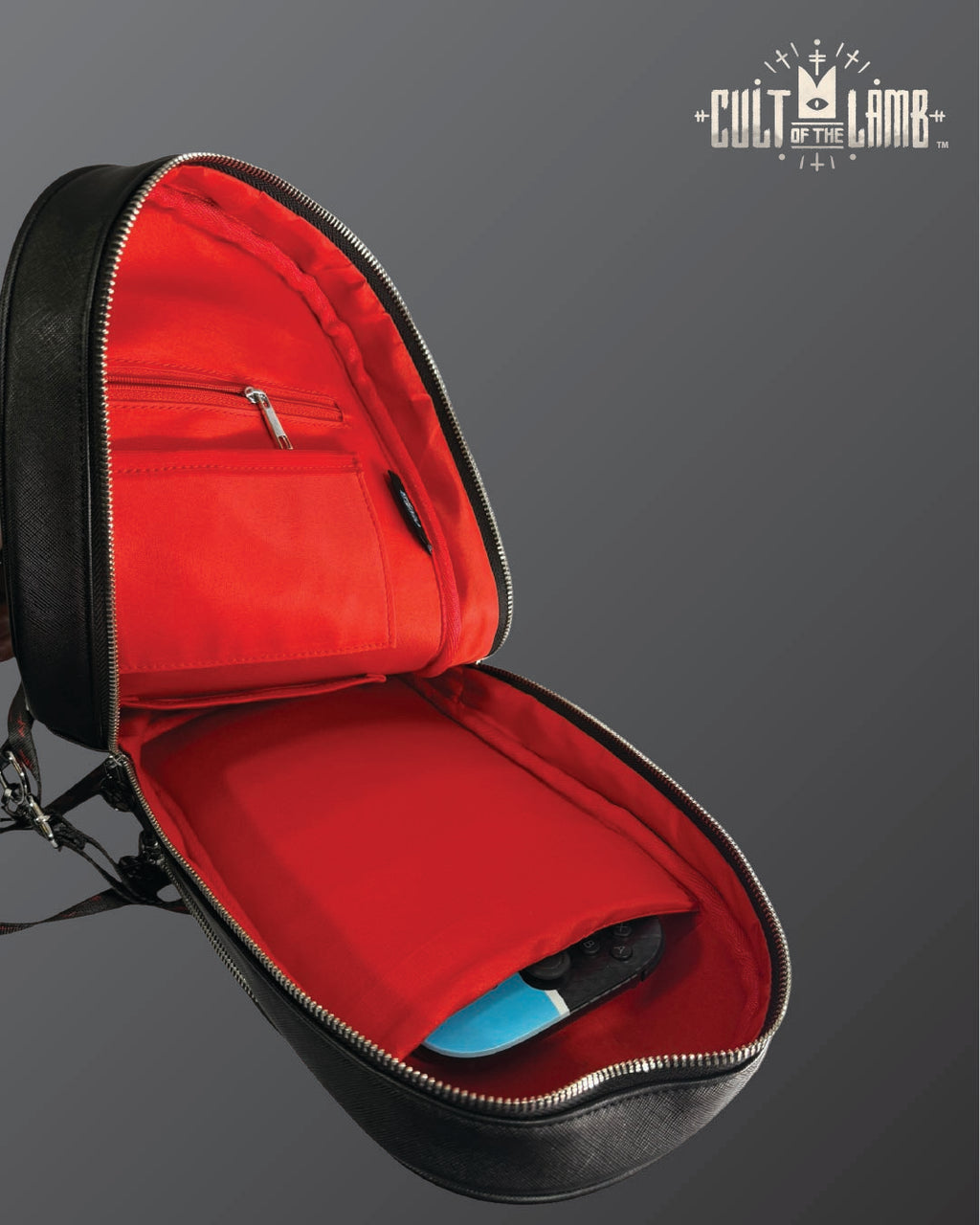 Cult of the Lamb - Black Crown FLYT Commuter Show Console Carrying Sling
