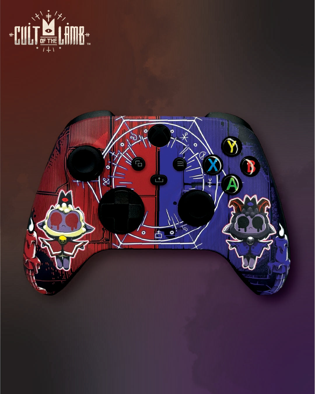 XB - Demonic Duo Cult of the Lamb Controller for Xbox