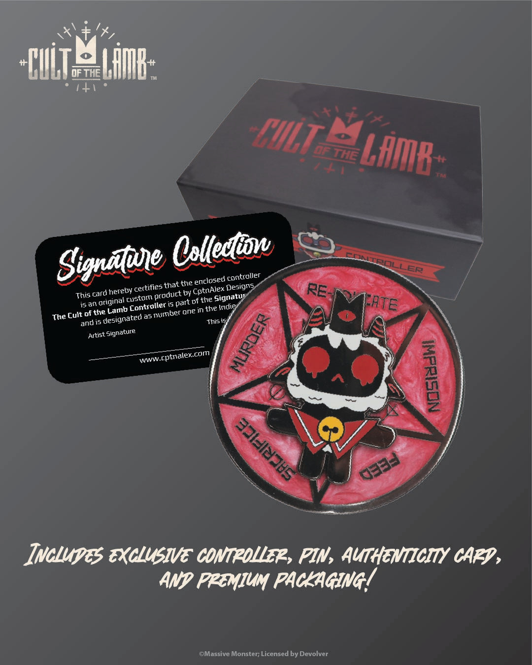 NS2 - Cult of the Lamb Joy-Con for Nintendo Switch 2