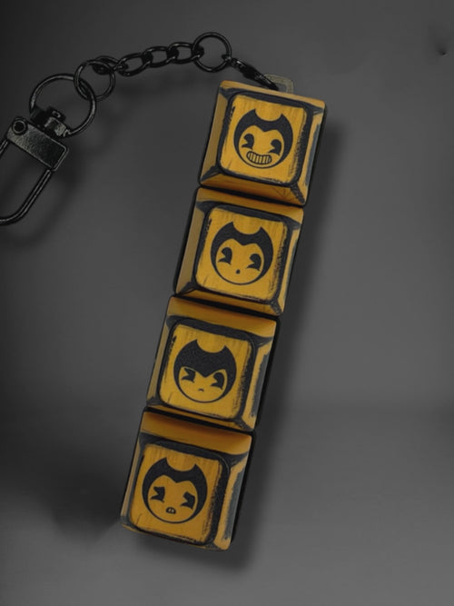 Bendy and the Ink Machine Keyboard Fidget Keychain