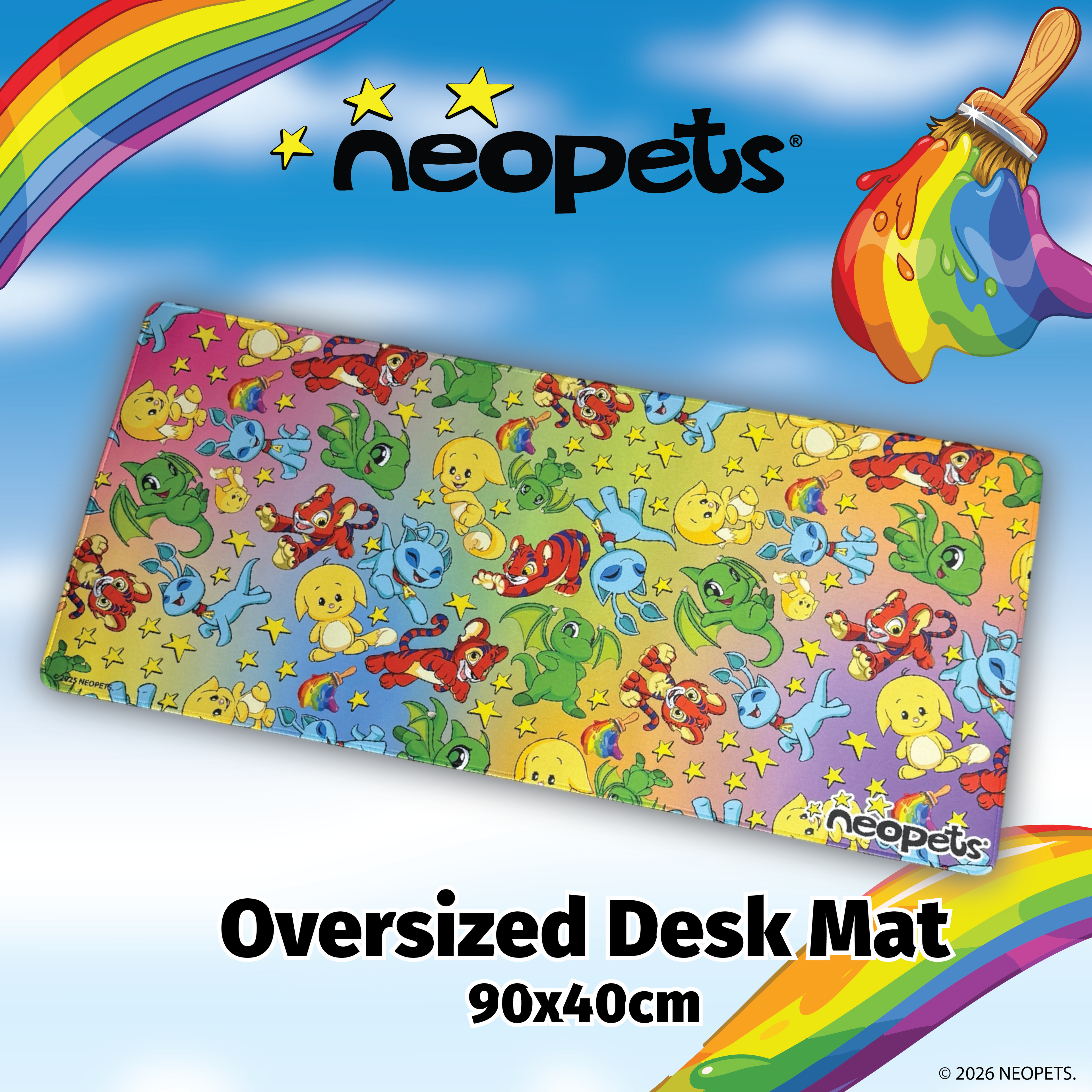 Neopets Wonderland Oversized Desk Mat