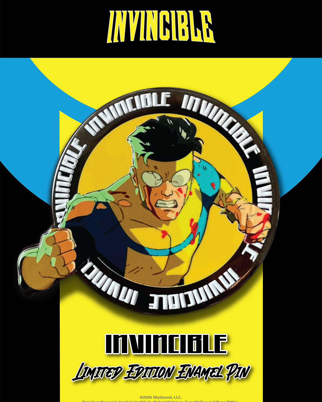 Invincible Enamel Pin (FLYT Badge)