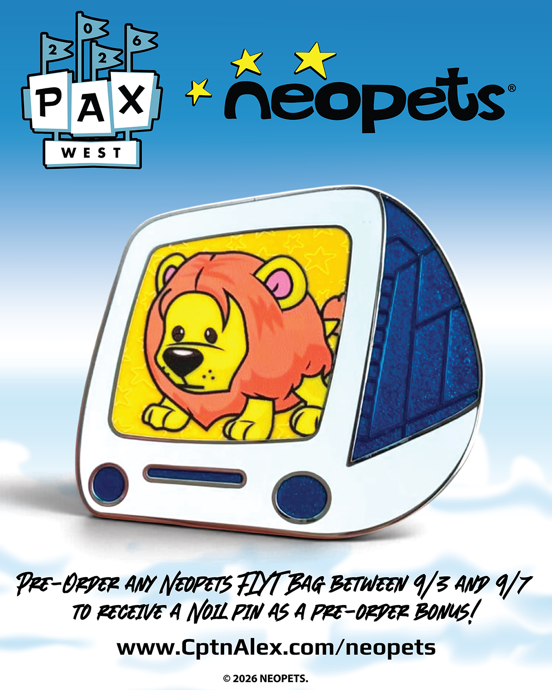 Neopets FREE Noil Promo Pin!