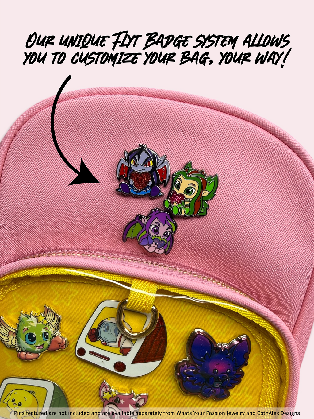 Neopets - Pink FLYT Commuter Show Sling Backpack