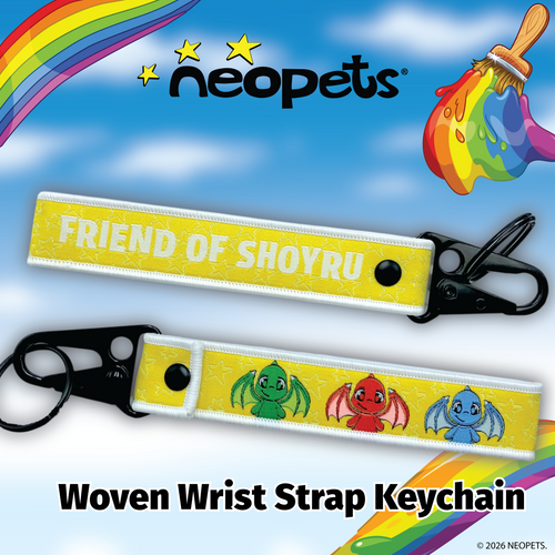 Neopets - "Friend Of..." Wrist Strap Keychain